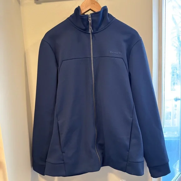 Bench Navy Full-Zip Track Jacket - Picture 2 of 5